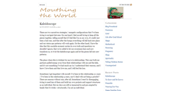 Desktop Screenshot of mouthingtheworld.com